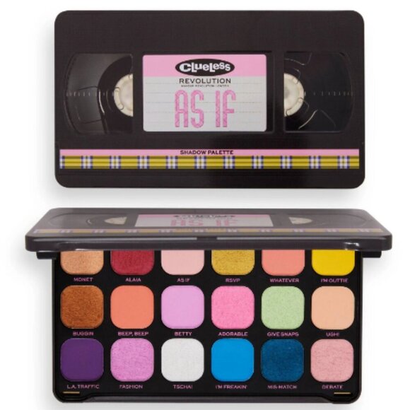 Ltd. Ed. Clueless x Revolution AS IF 18-Pan Forever Flawless Palette - SOLD OUT - Picture 1 of 6